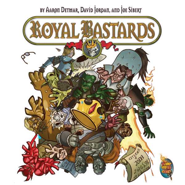 FlameStryke Games Royal Bastards, Board Games, Board Games
